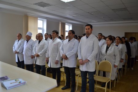 Kürdəmirin səhiyyə işçiləri 20 Yanvar faciəsi qurbanlarının xatirəsini anmışlar
