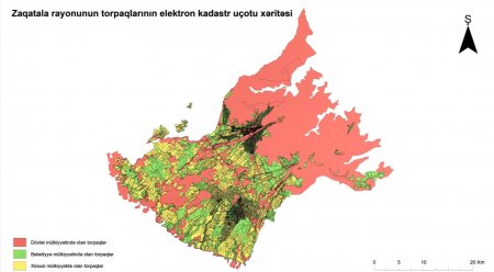 14 rayonda torpaqların kadastr uçotu işləri tamamlanmışdır
