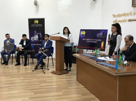 Suraxanı Gənclər Evinində 31 Mart Azərbaycanlıların Soyqırımının 100-cü il dönümünə həsr olunmuş tədbir keçirilmişdir. 