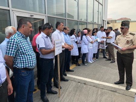 Nərimanov rayonunda ərazi mülki müdafiə qüvvələri ilə  xəbərdarlıq və toplanış məşqi keçirilib